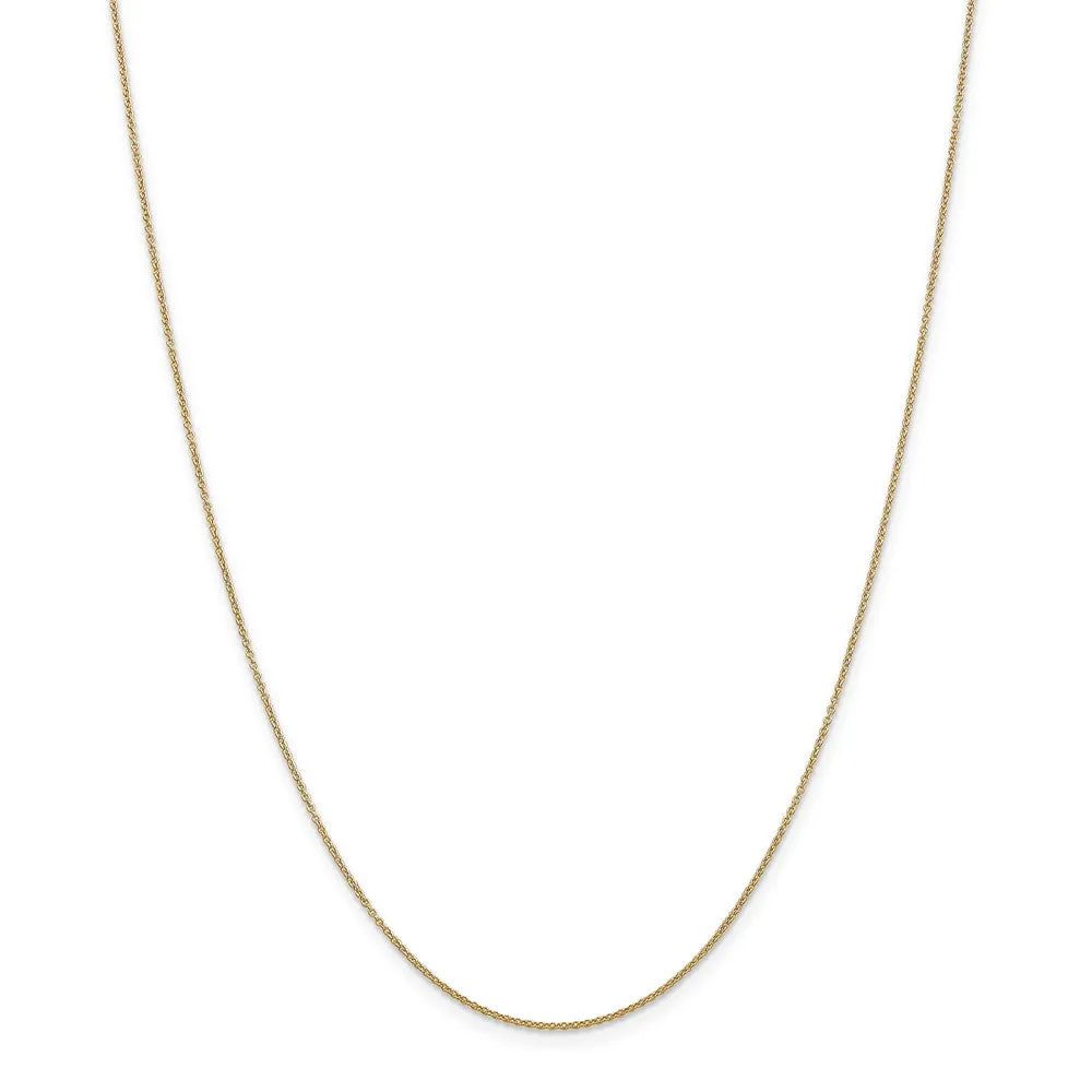 14k Yellow Gold Soccer Ball (9mm) Necklace