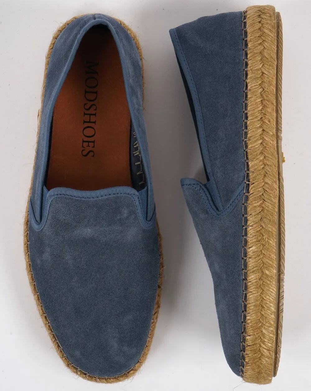 80s Casual Classics Ibiza Suede Espadrilles Denim Blue