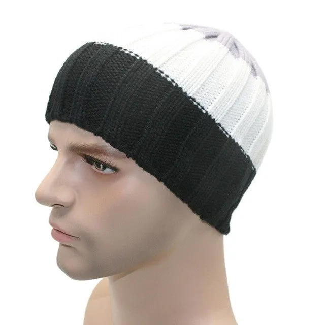 9Colors  Men's Beanies Knit Wool Hat Caps Skullies  Hats For Men Beanie Warm Baggy Hip Hop Bonnet Homme GS