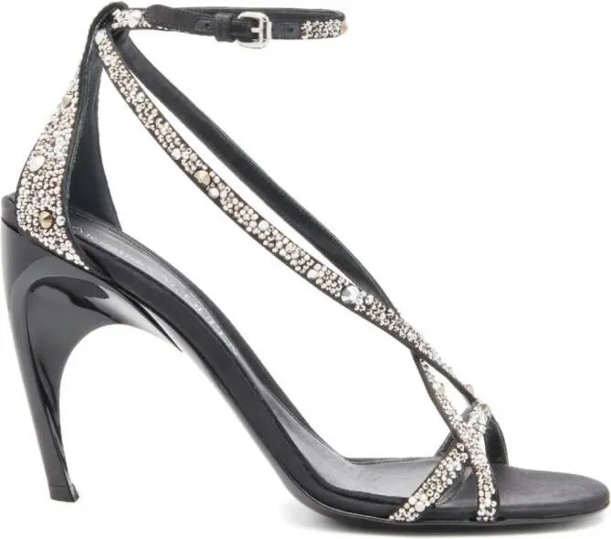 Alexander McQueen 95mm Armadillo sandals Black