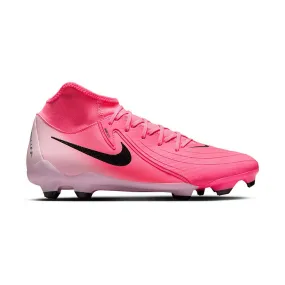 All Gender Nike Phantom Luna 2 Academy MG High-Top Soccer Cleats  - Sunset Pulse/Black - Regular (D)