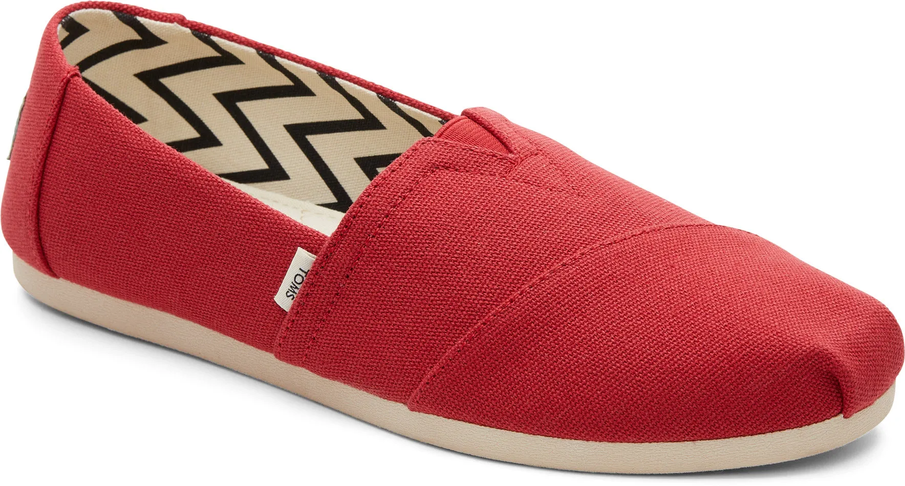 Alpargata Classic - Red Recycled Cotton Canvas