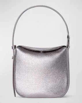 Anna Mini Leather Hobo Bag