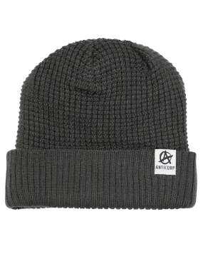 Anticorp Grid Lined Beanie Dark Grey | Beanies Mens | Snow Skiers Warehouse