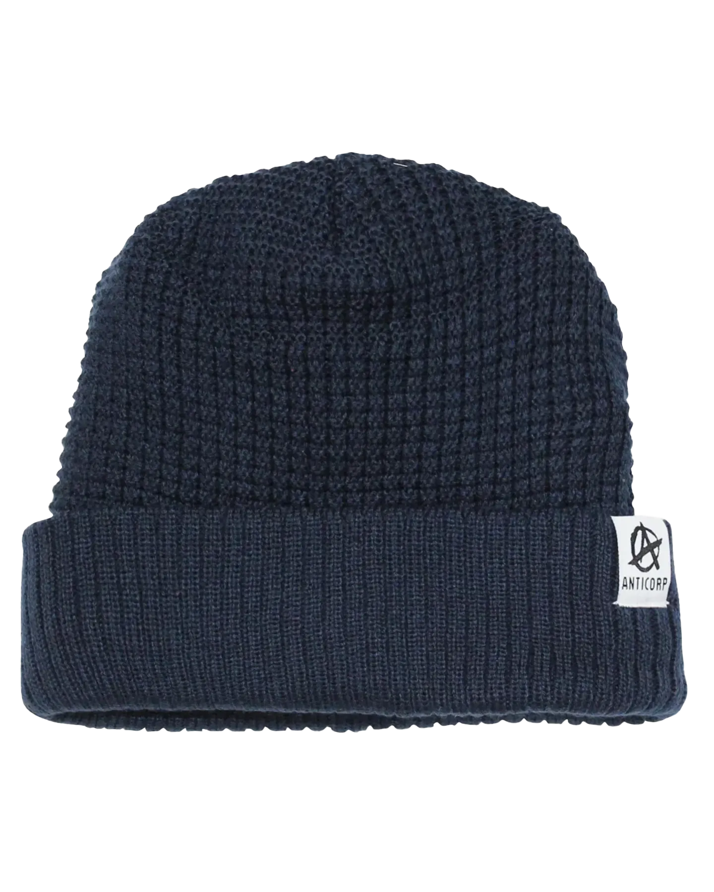 Anticorp Grid Lined Beanie Navy | Beanies Mens | Snow Skiers Warehouse