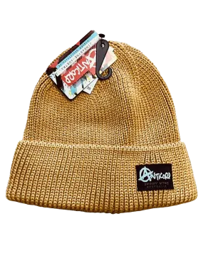 Anticorp Turn Up Beanie Gold | Beanies Mens | Snow Skiers Warehouse