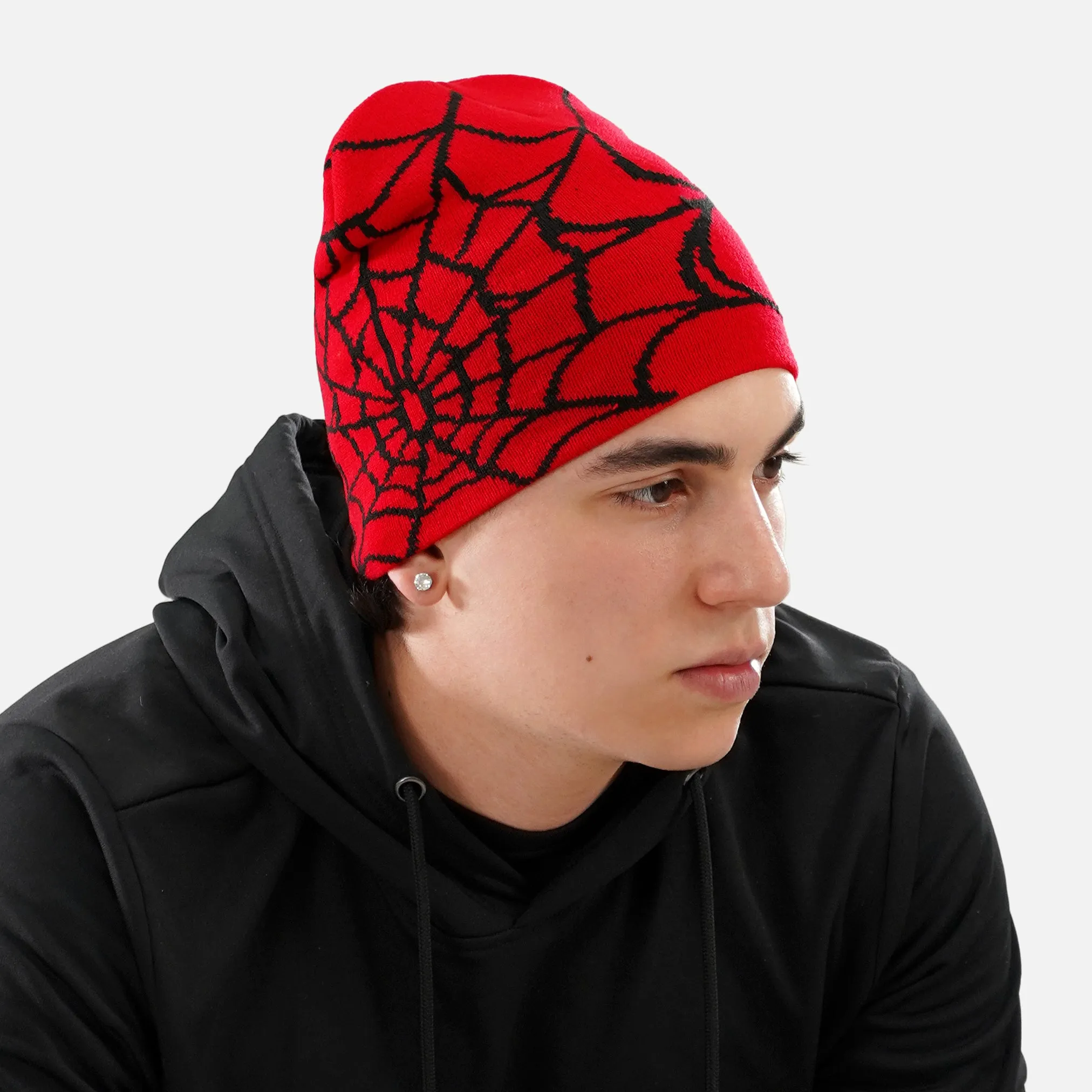 Arachno Red Beanie