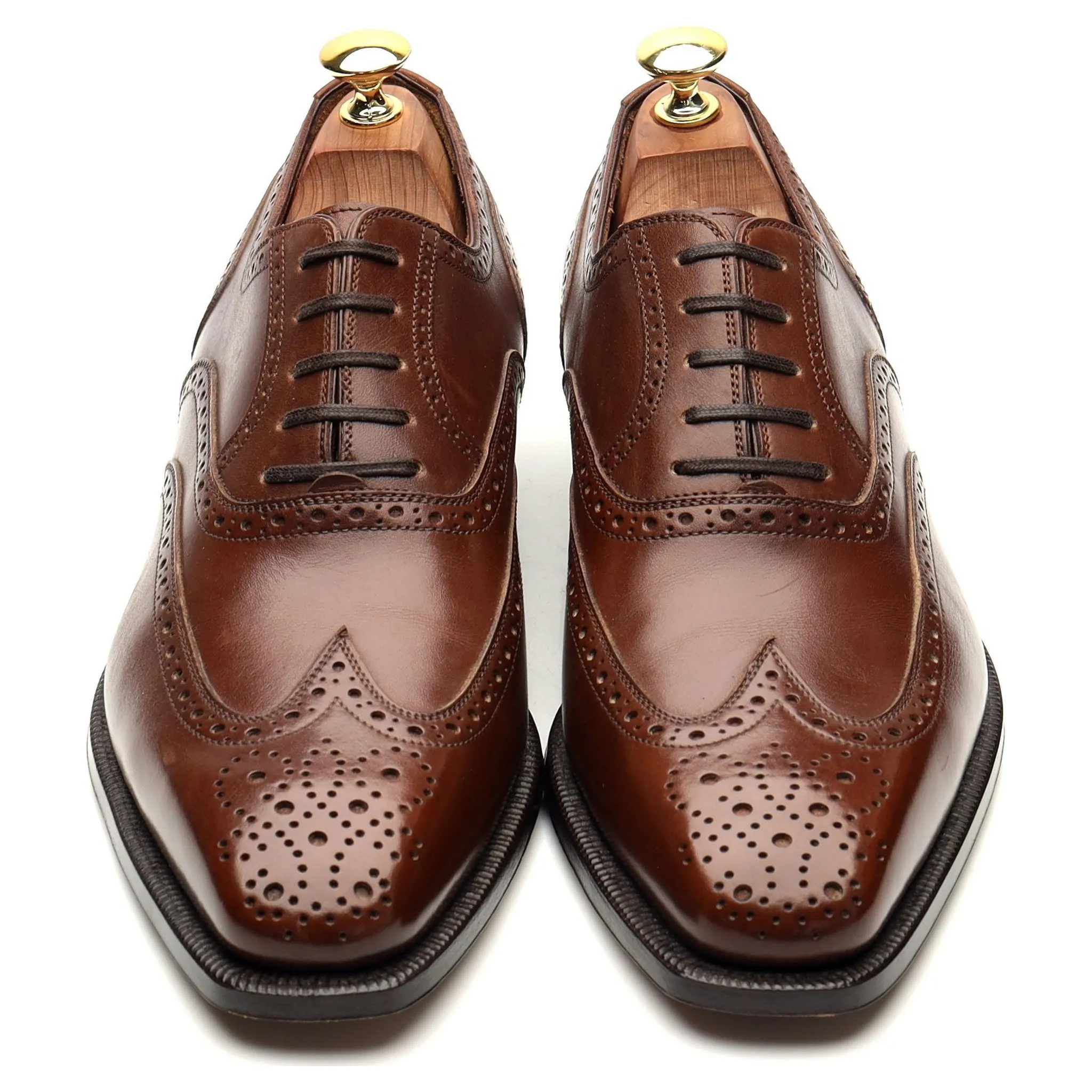 'Art. 3578' Brown Leather Oxford Brogues UK 8.5