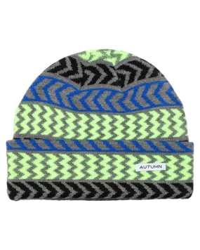 Autumn Chevron Beanie Highlighter | Beanies Mens | Snow Skiers Warehouse