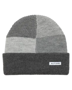 Autumn Patchwork Beanie Grey | Beanies Mens | Snow Skiers Warehouse