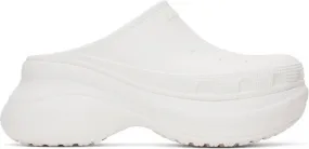 Balenciaga White Crocs Edition Mules