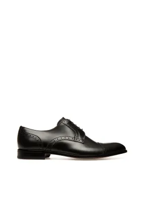 Bally Mens Lace Up Brogues in Black