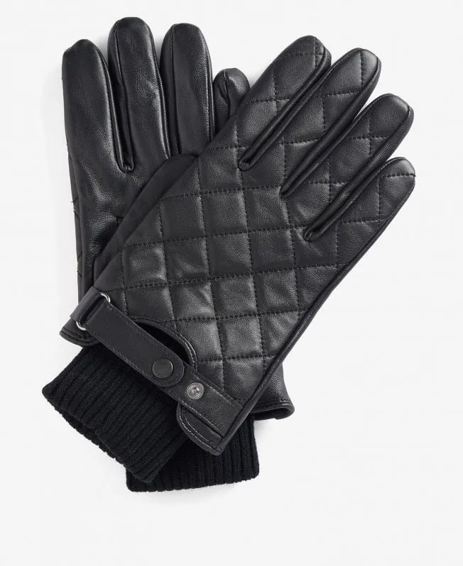 Barbour Quilted Leather Gloves – Nautica Menswear