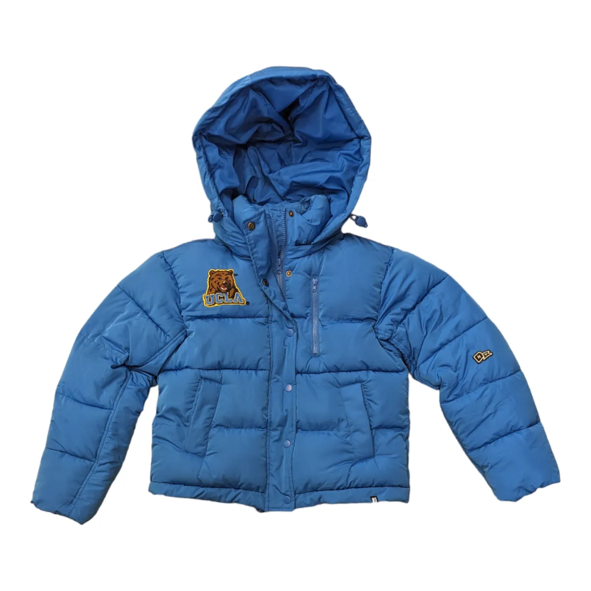 Bear UCLA Puffer Jacket Hood Blue