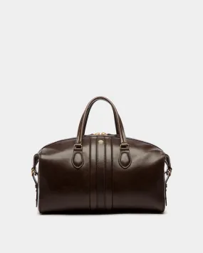 Beckett Weekender In Ebano Leather 