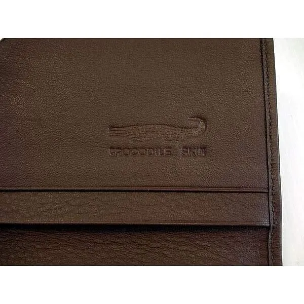 Beige Crocodile Skin Womens Wallet