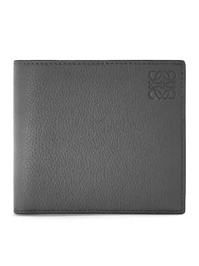 Bifold coin wallet in soft grained calfskin