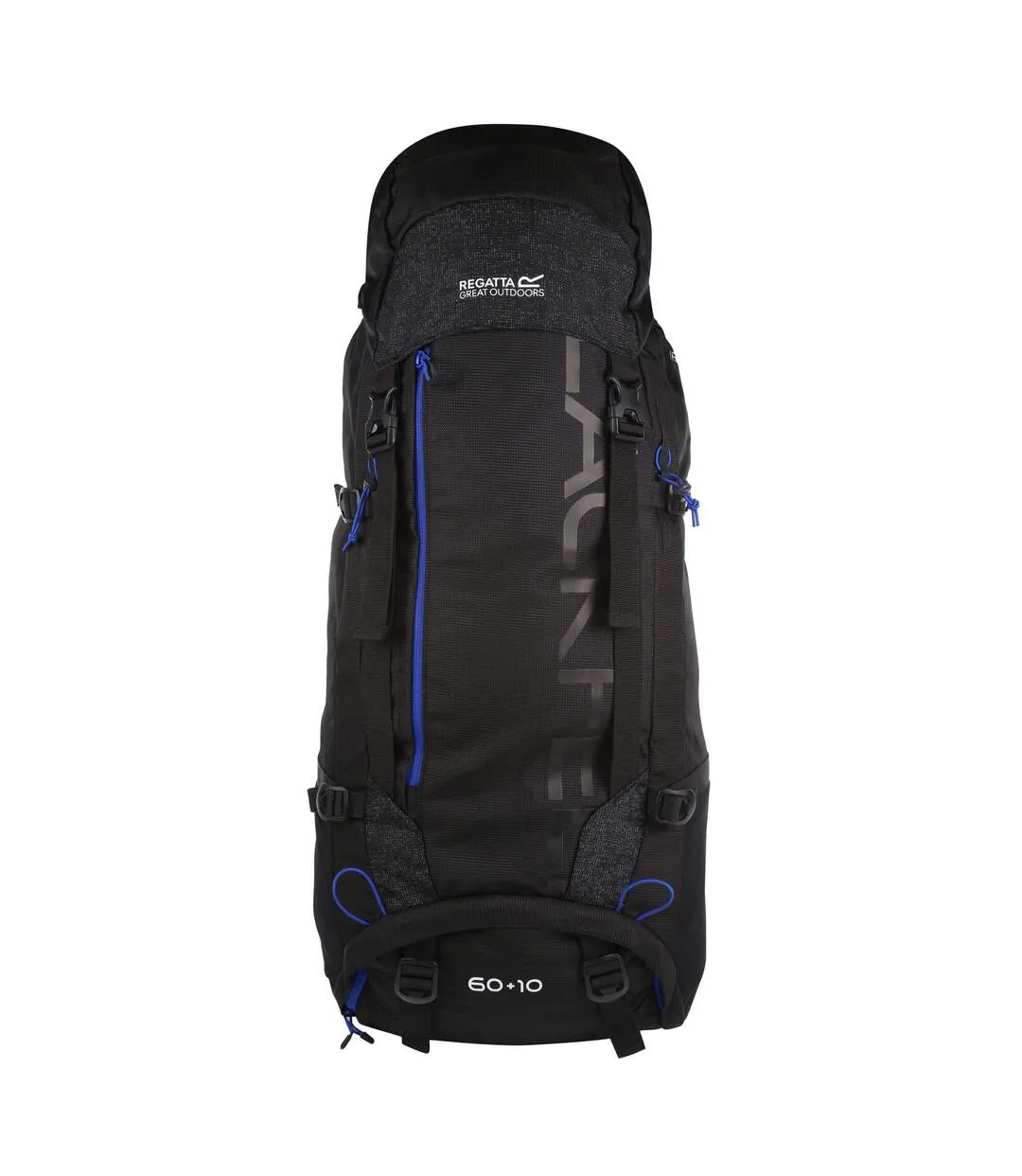 Blackfell iii 60+10l expandable rucksack one size black/surfspray blue Regatta