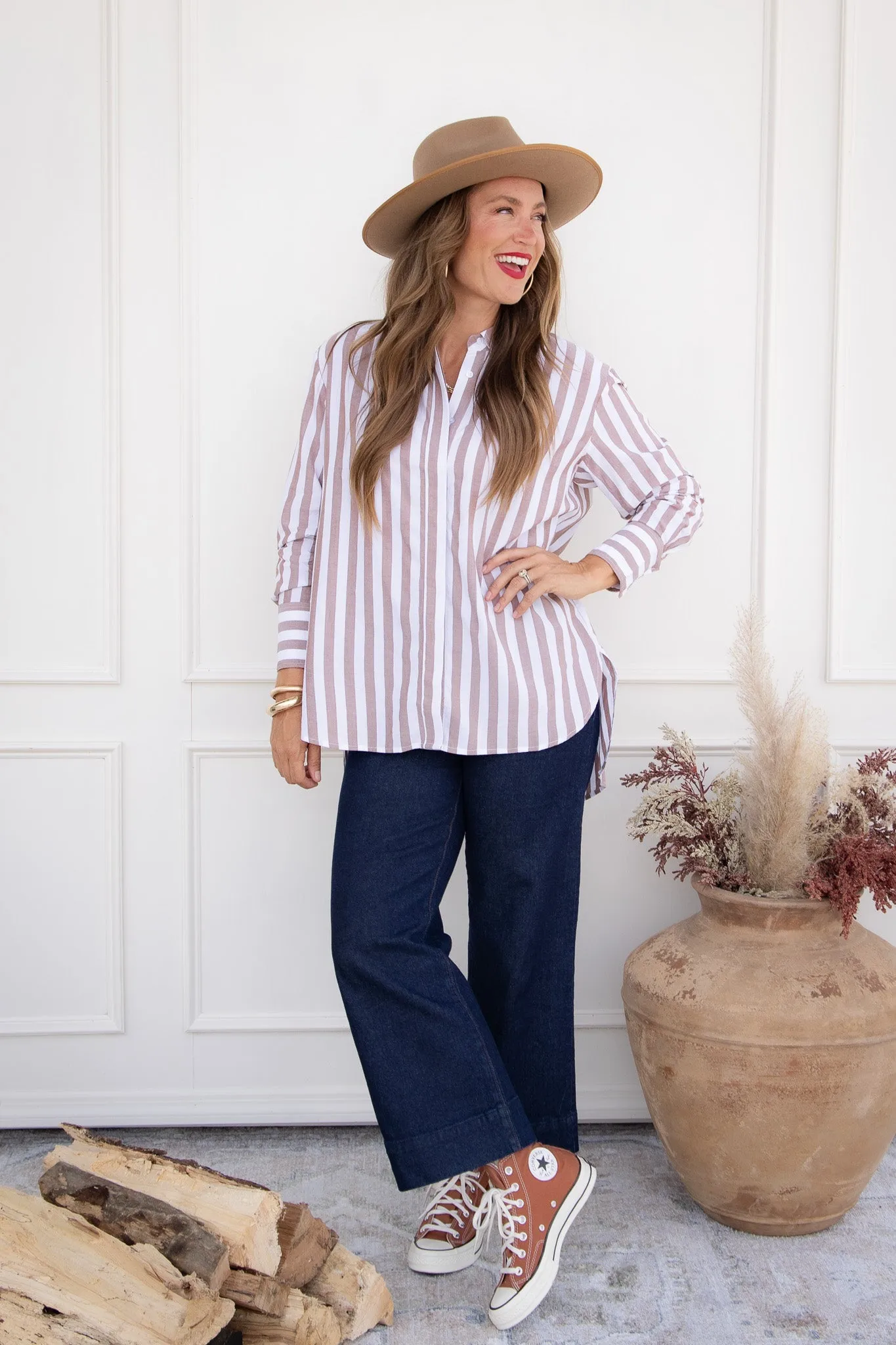 Blissful Feeling Button Down Top | Tribal - SALE