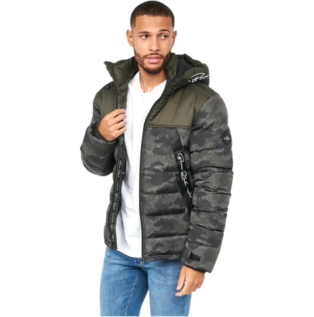 Born Rich Camo Puffer Jacket