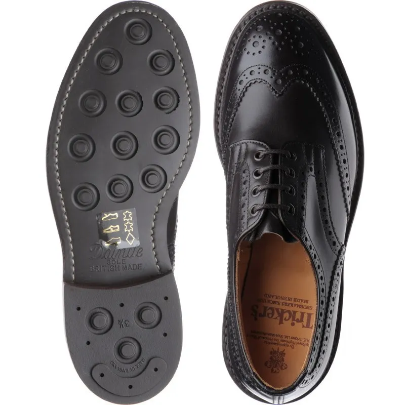 Bourton  rubber-soled brogues