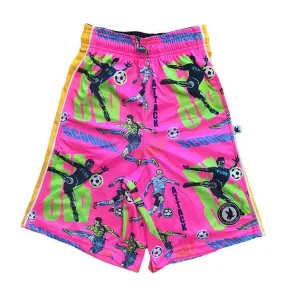 Boys Pink Footie Flow Short