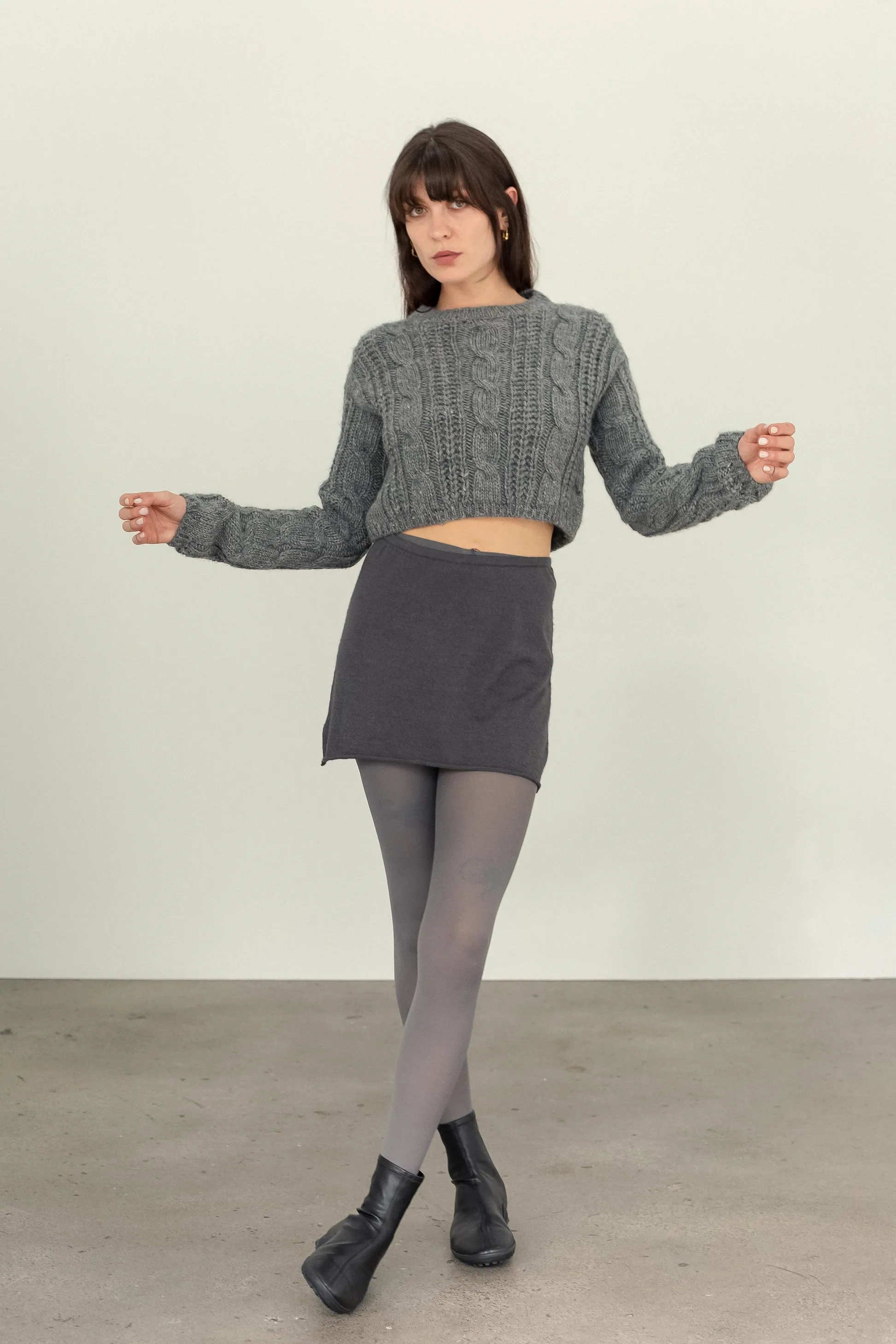 Brada Wool Crop Jumper