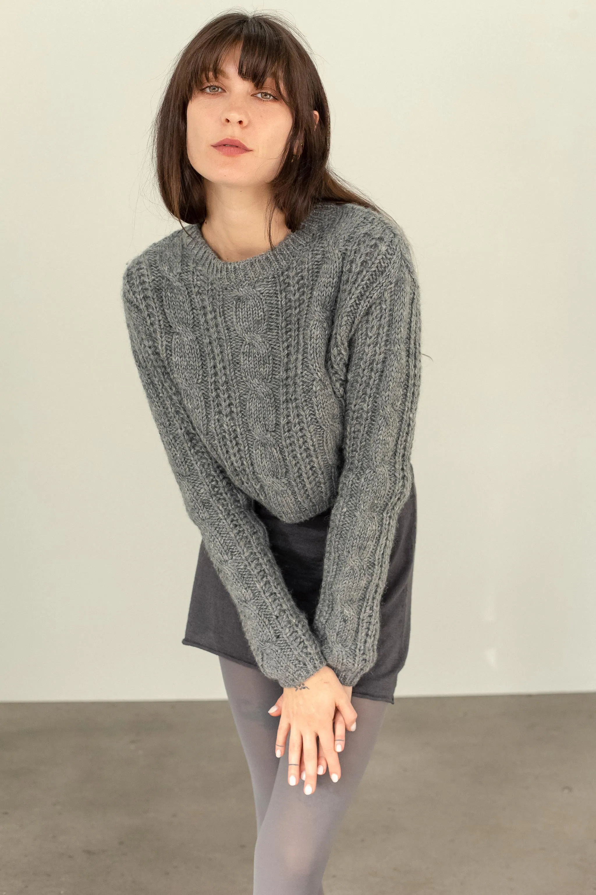 Brada Wool Crop Jumper