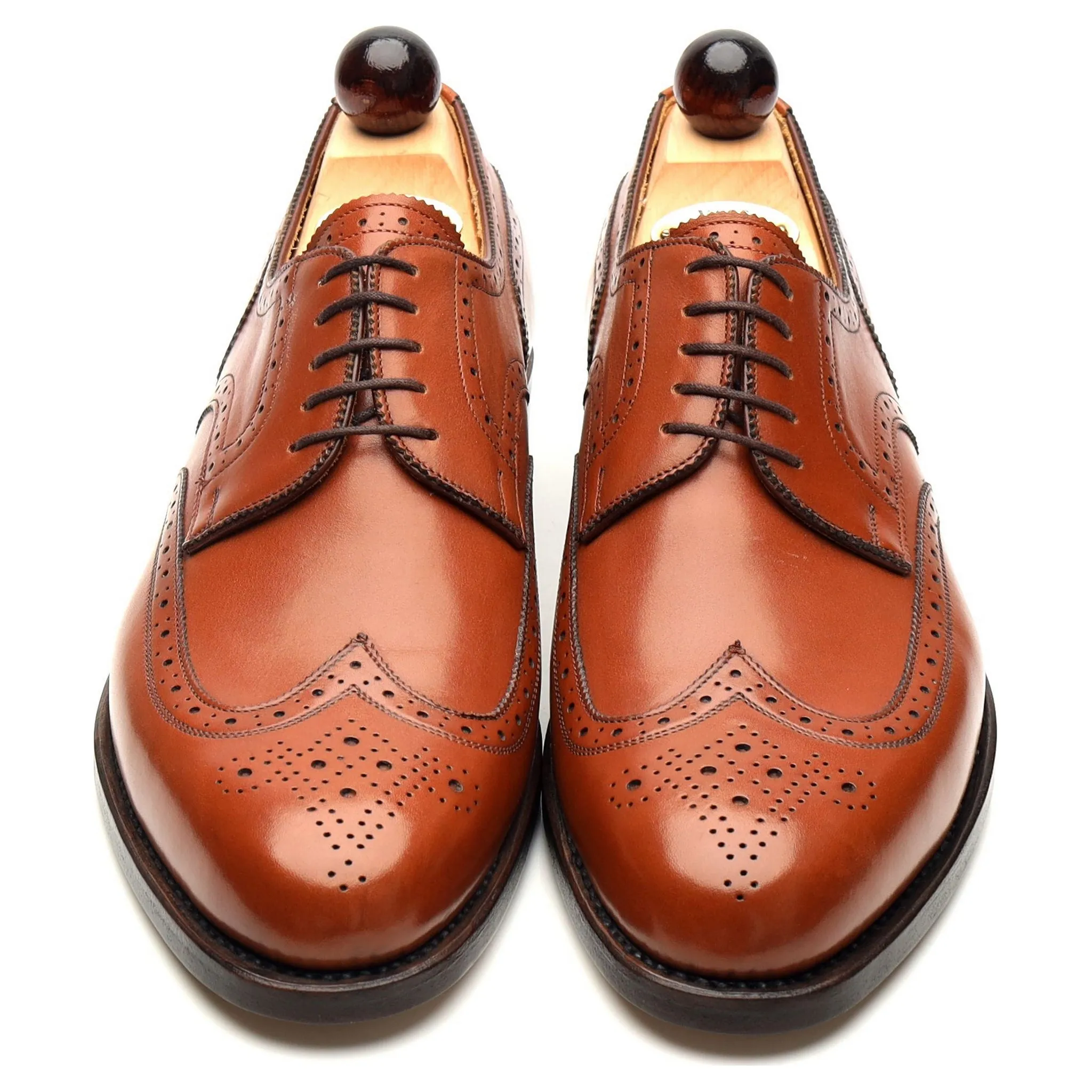 'Budapest' Tan Brown Derby Brogues UK 9 EU 43