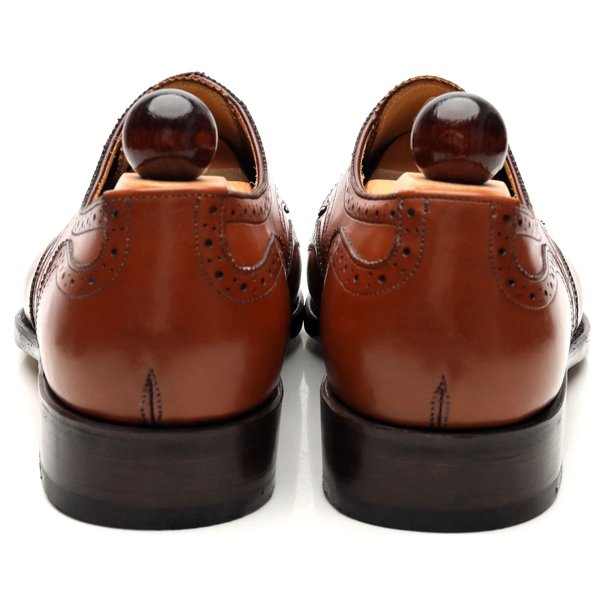 'Budapest' Tan Brown Derby Brogues UK 9 EU 43