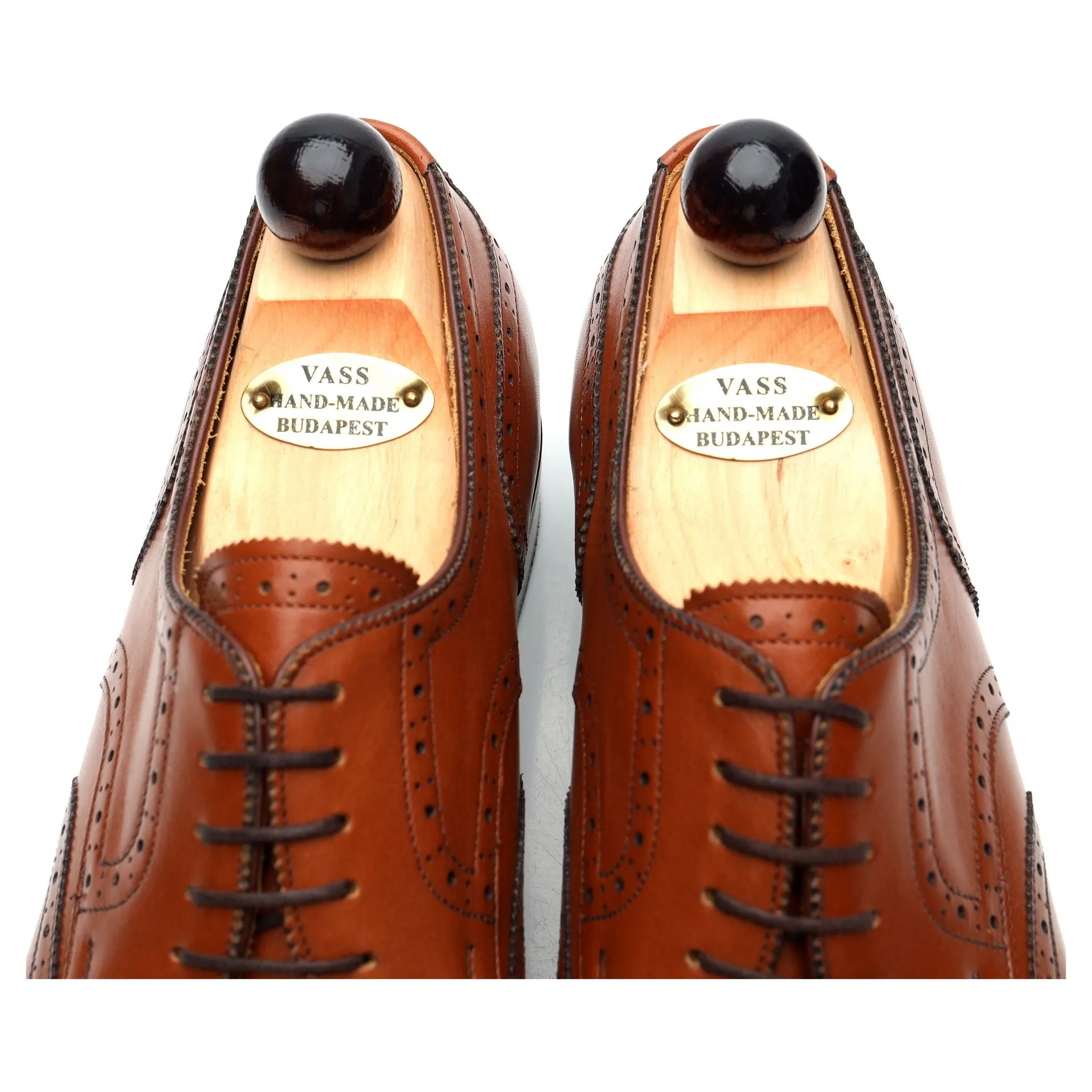 'Budapest' Tan Brown Derby Brogues UK 9 EU 43