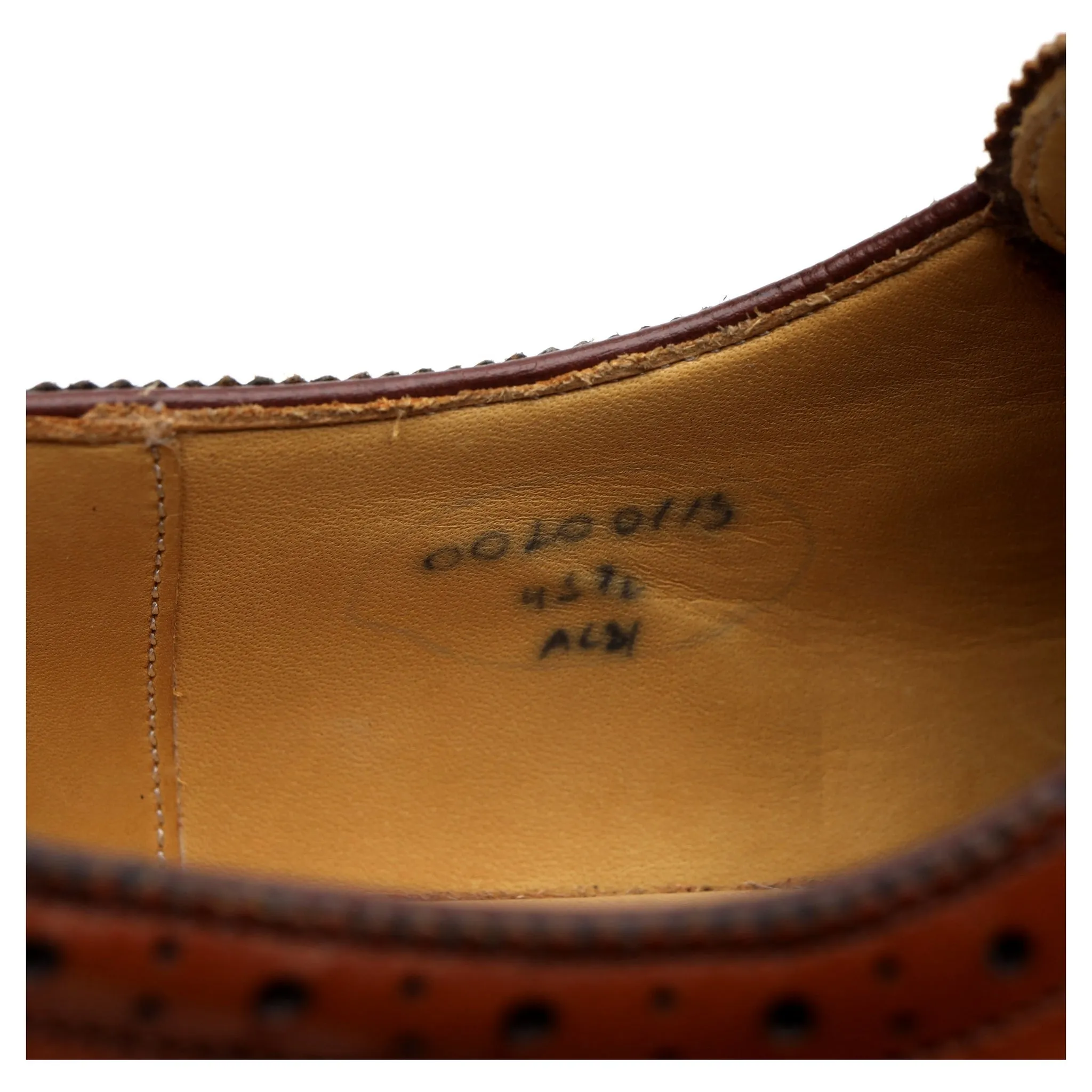 'Budapest' Tan Brown Derby Brogues UK 9 EU 43