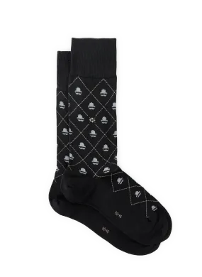 BURLINGTON  Printed socks - Black