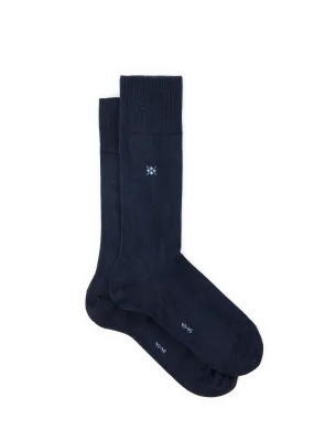 BURLINGTON  Solid Wool Socks - Blue