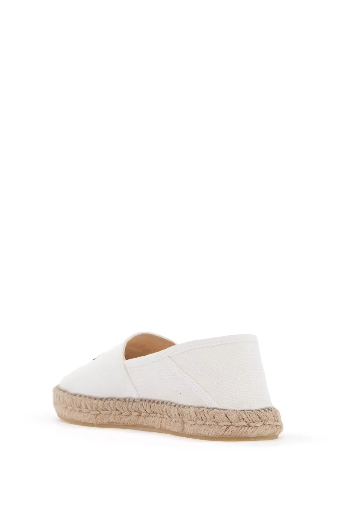 canvas espadrilles with logo embroidery FE52ES020F82 BLANC