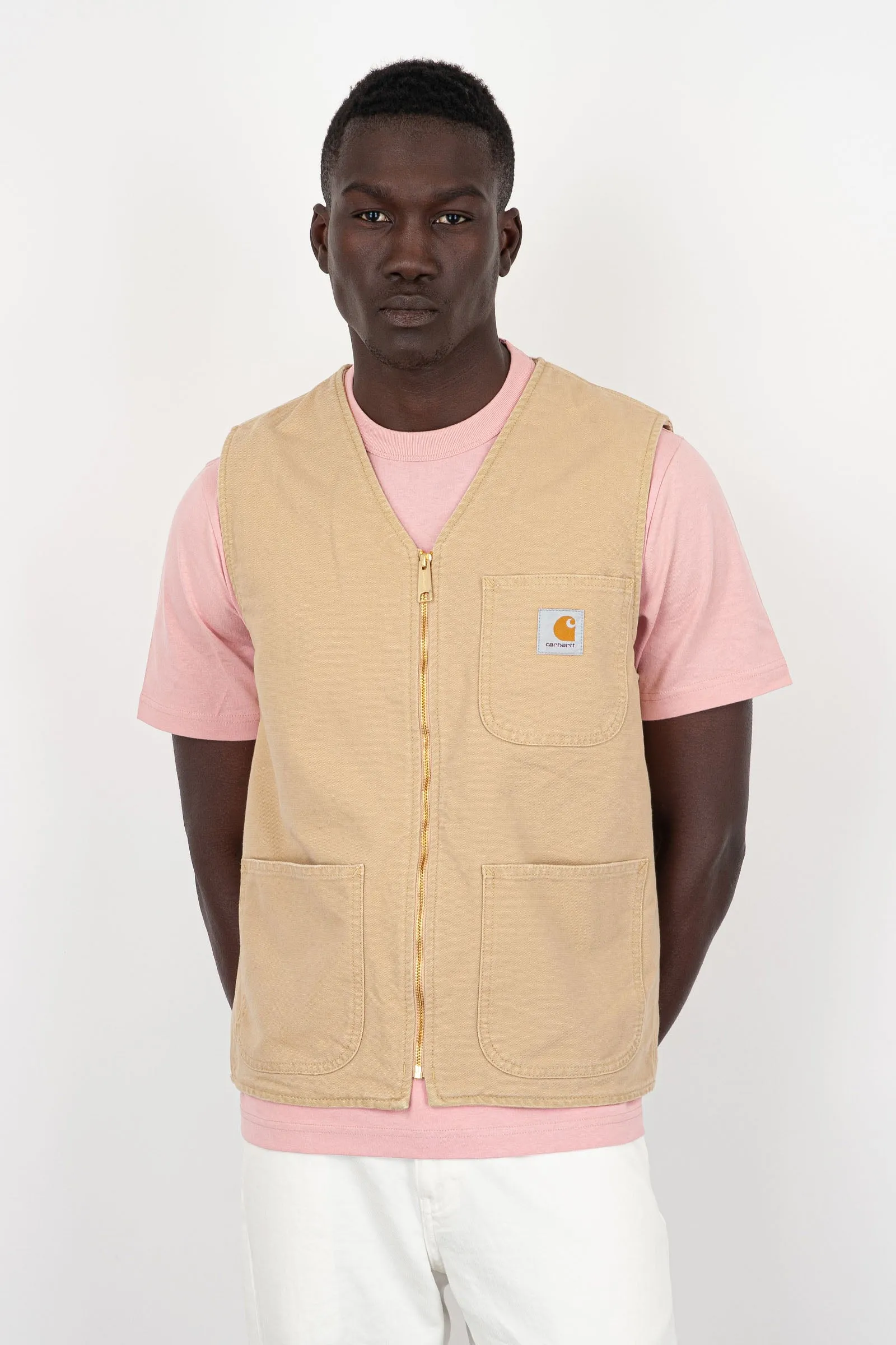 Carhartt WIP Gilet Arbor Cotone Sabbia