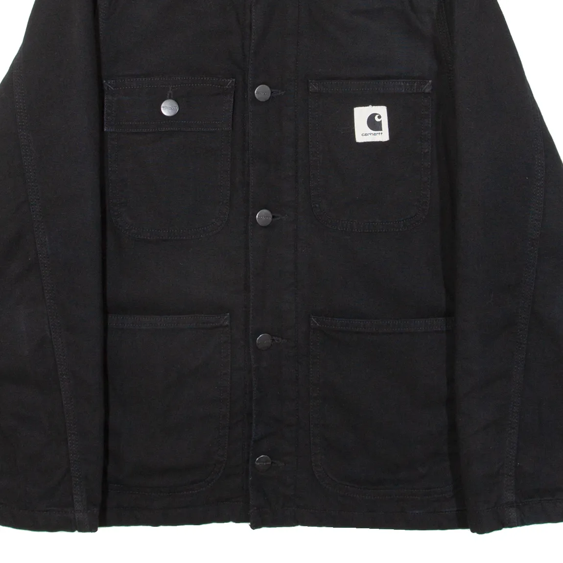 CARHARTT WIP Michigan Quilted Lined Womens Chore Jacket Black XS