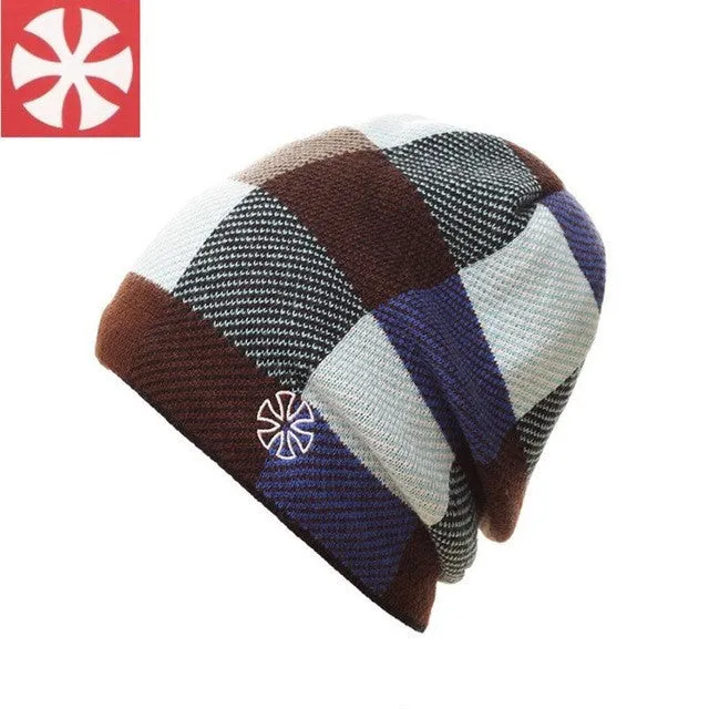 Casquette Femme  Men Women ing Warm  Hats Knitted High Quality Caps For Woman Beanies Hat Snowboard Caps # SM6