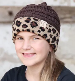 C.C. Kid's Leopard Beanie