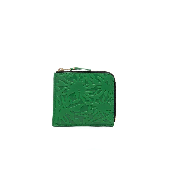 CDG Embossed Forest Wallet (Green SA3100EF)