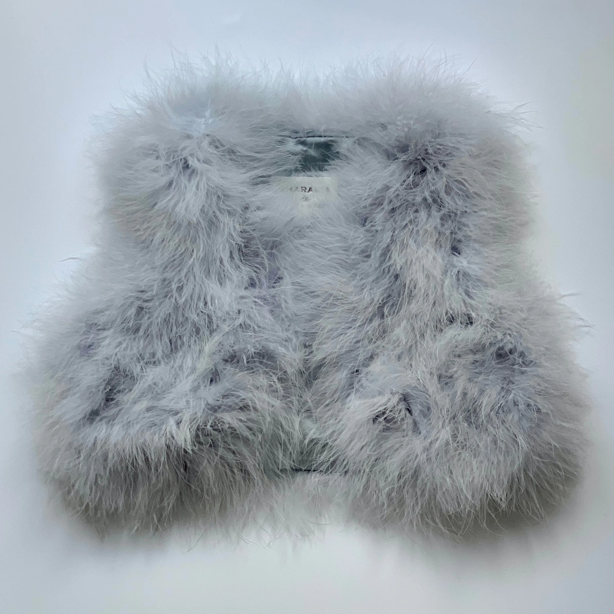 Charabia Grey Feather Gilet: 2 Years