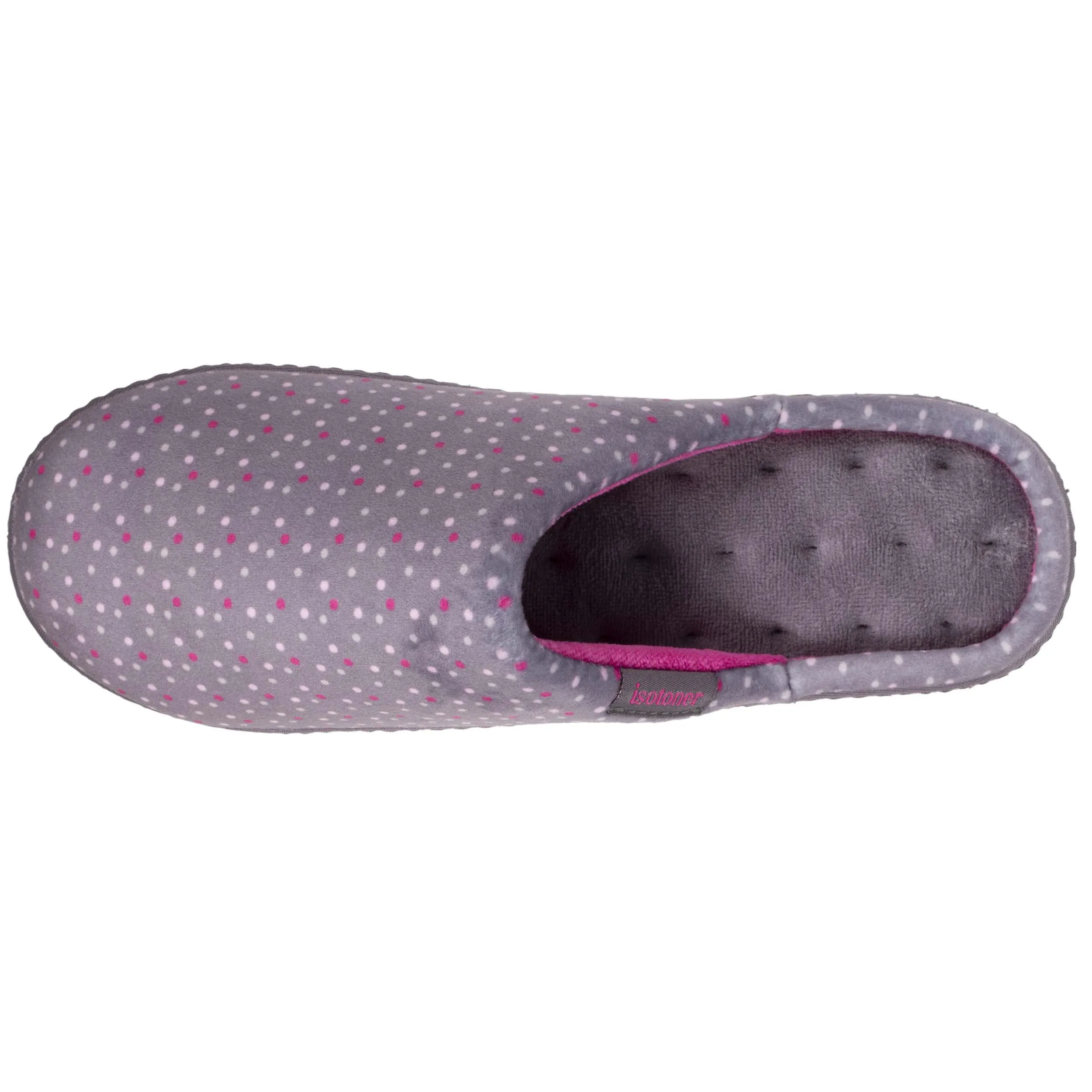 Chaussons mules Femme Pois Violet