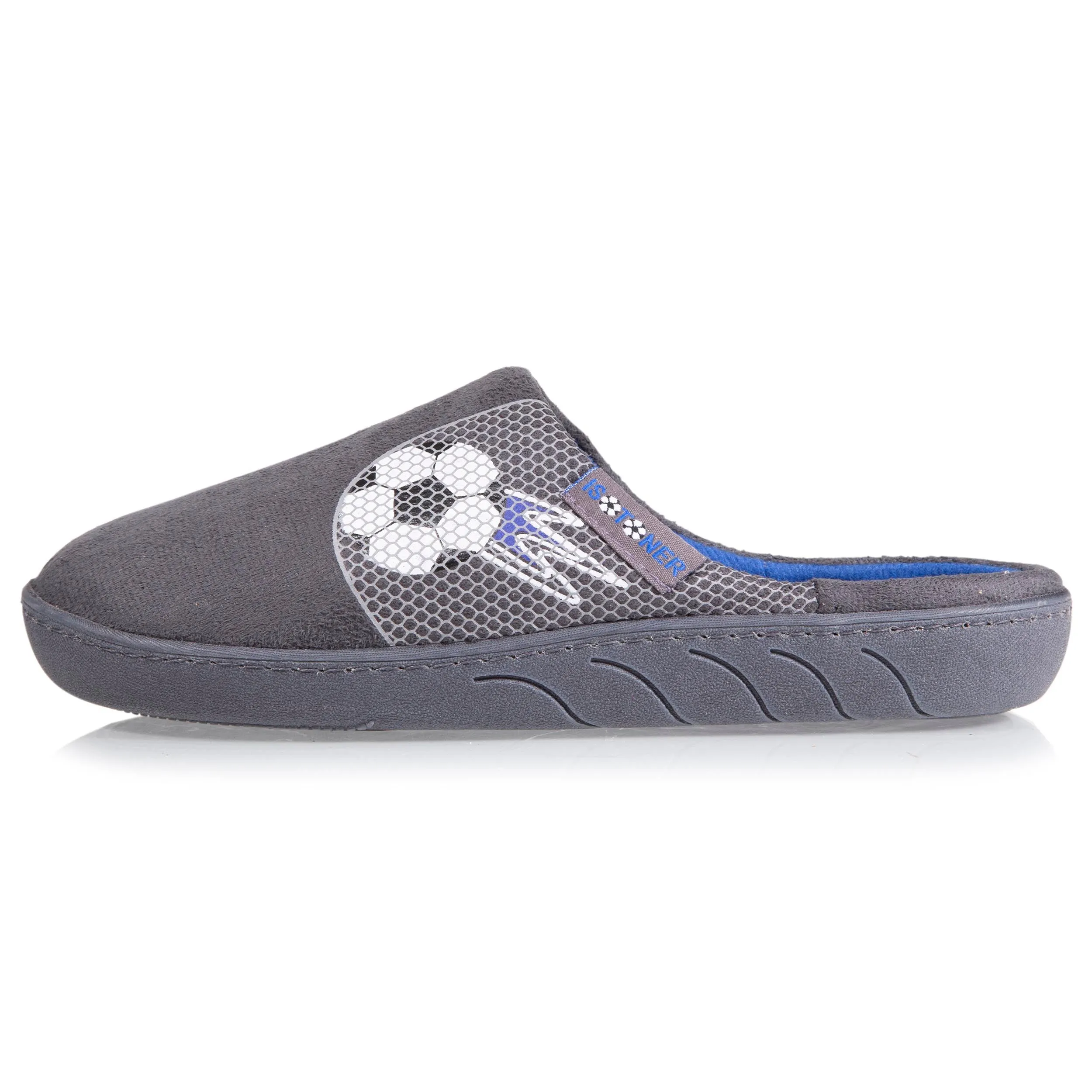 Chaussons mules Junior Foot Gris