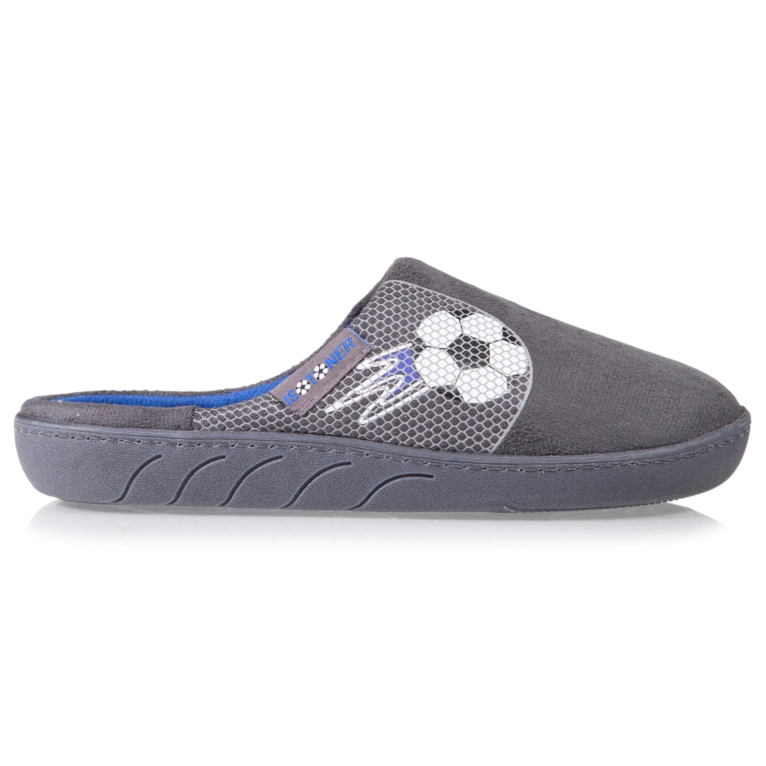 Chaussons mules Junior Foot Gris