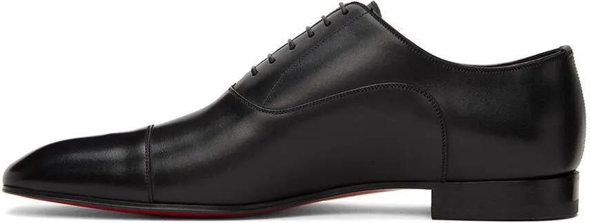 Christian Louboutin Black Greggo Oxfords