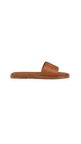 CL Leather Mules - Cuoio Brown