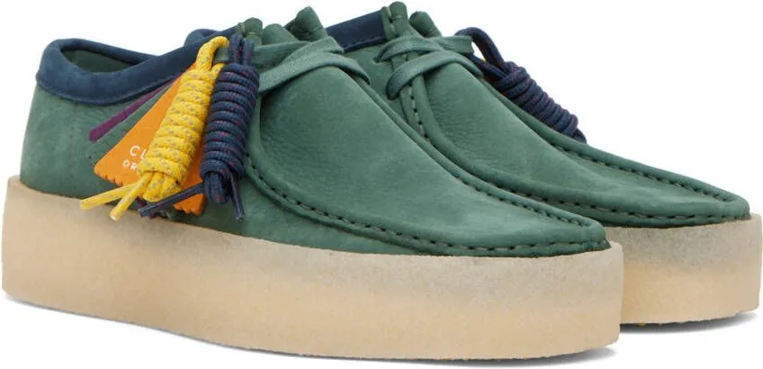 Clarks Originals Green Wallabee Cup Oxfords