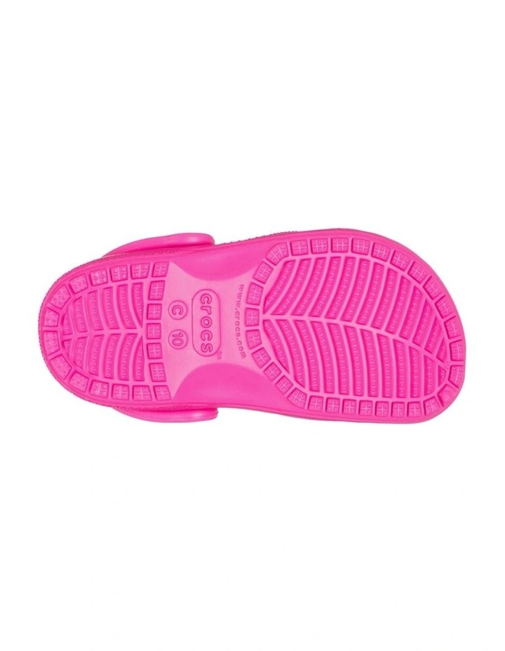 Classic Clog Infant Beach Sandals in Pink