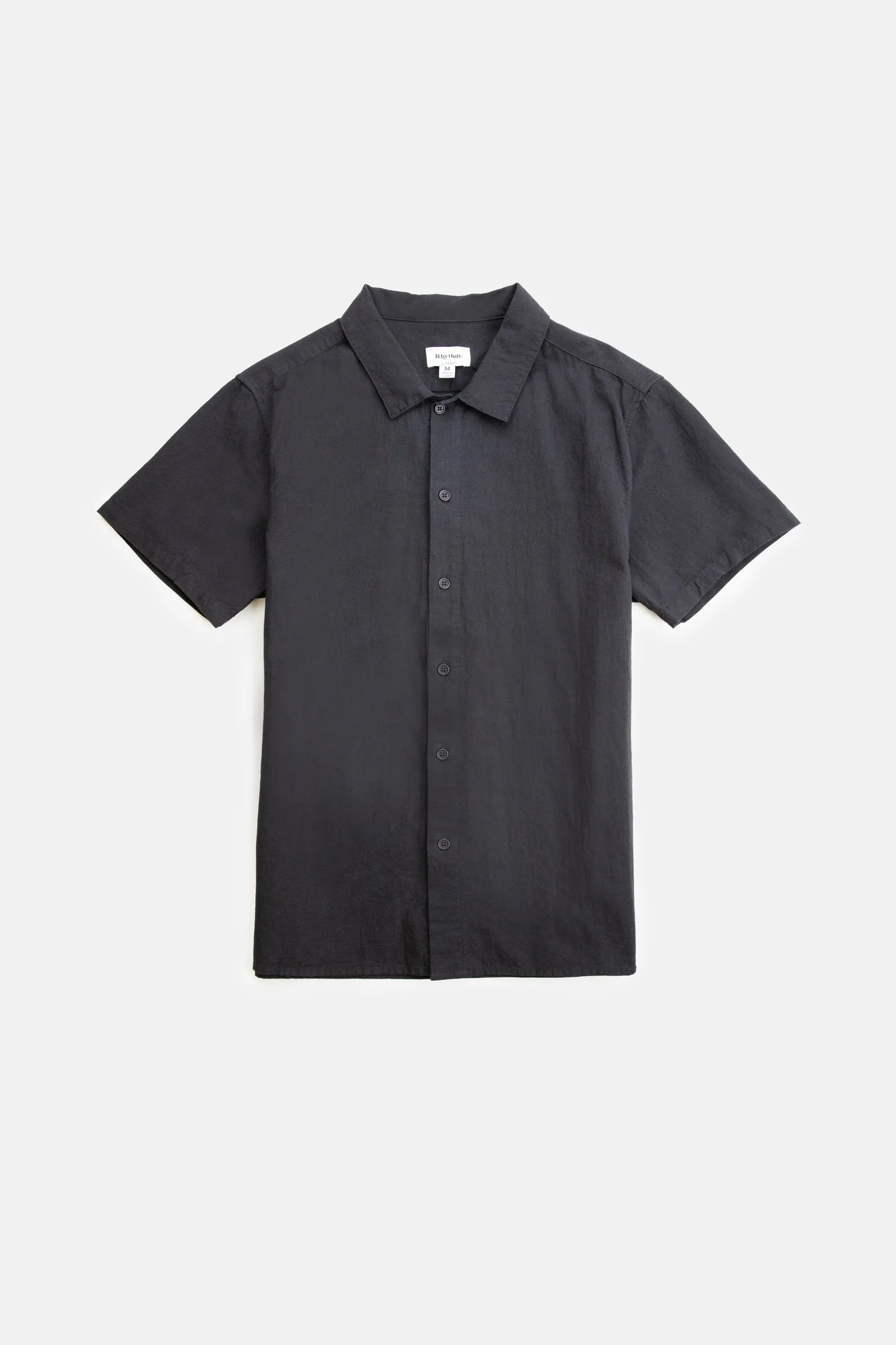 Classic Linen SS Shirt Vintage Black