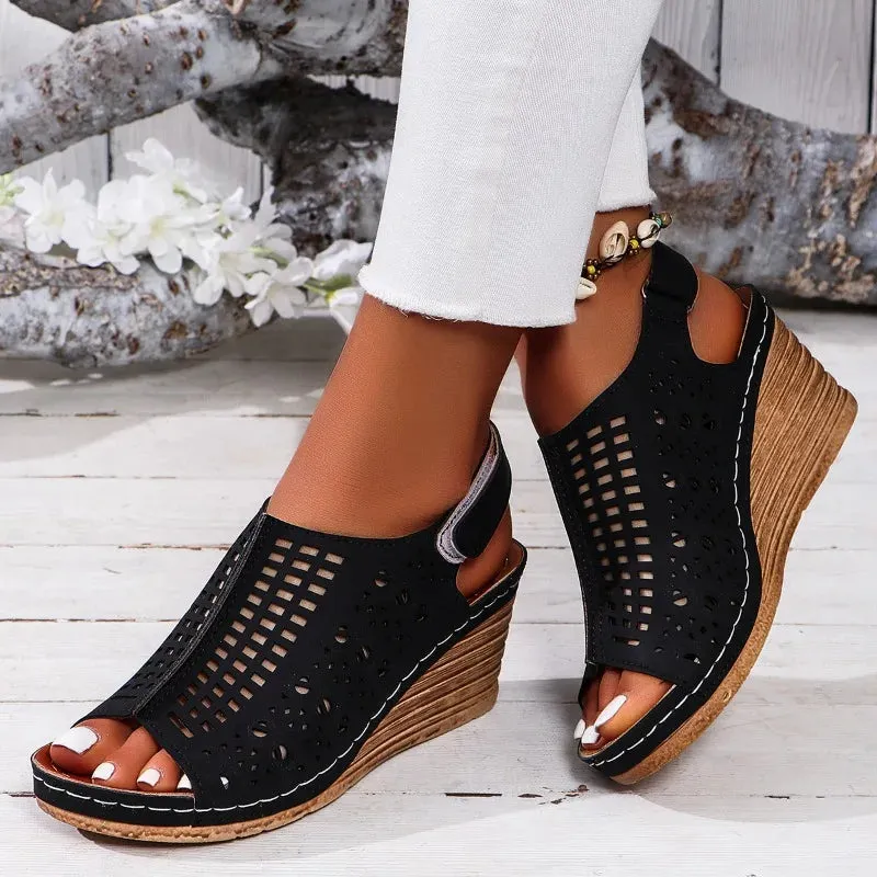 Classic Solid Modern Wedges for Women